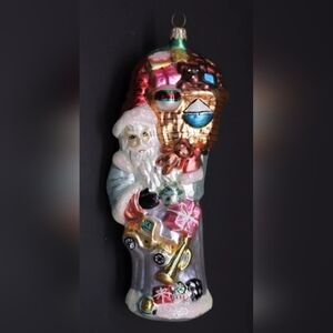 Christopher Radko 'TOYS FOR ALL'  Christmas ornament 7" Handblown & Handplainted